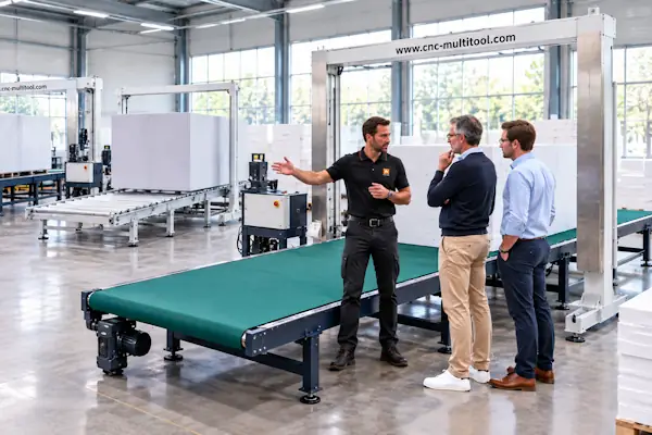 Beratung und Vorführung von Blockschneidern