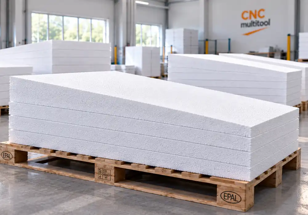 EPS und Neopor als Blockmaterial für die Dachproduktion mit der RoofCut-Serie