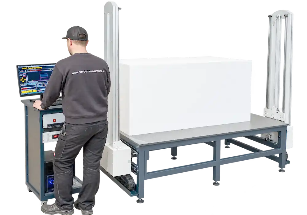 Bedienung der RoofCut-Serie für Gefälleplatten und Dachelemente