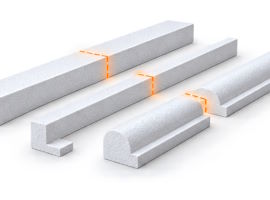 Blockvorbereitung für die Gefälleplattenproduktion