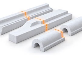 Blockvorbereitung für Rollladenkastenprofile